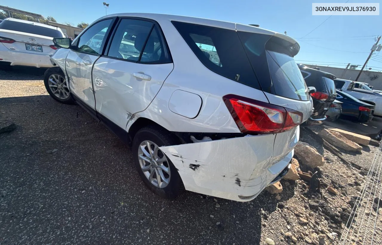 2018 Chevrolet Equinox Ls VIN: 3GNAXREV9JL376930 Lot: 80888244