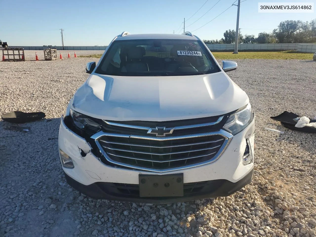 2018 Chevrolet Equinox Premier VIN: 3GNAXMEV3JS614862 Lot: 81235244