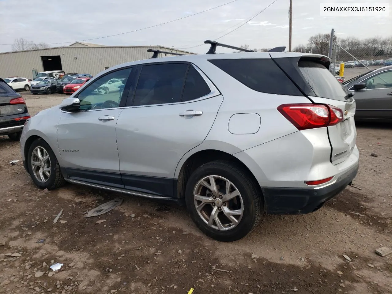 2018 Chevrolet Equinox Lt VIN: 2GNAXKEX3J6151920 Lot: 81286804