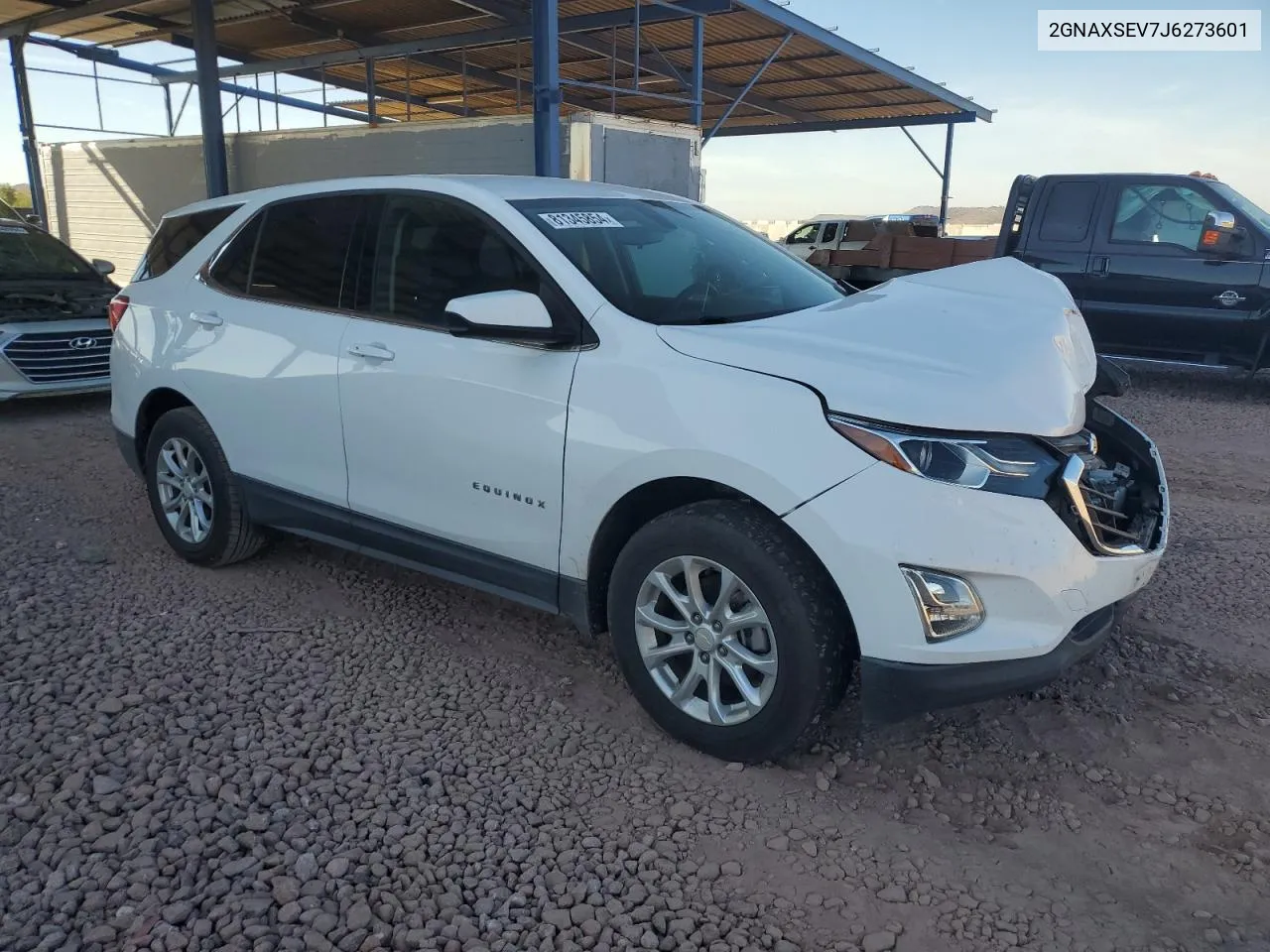 2018 Chevrolet Equinox Lt VIN: 2GNAXSEV7J6273601 Lot: 81345854