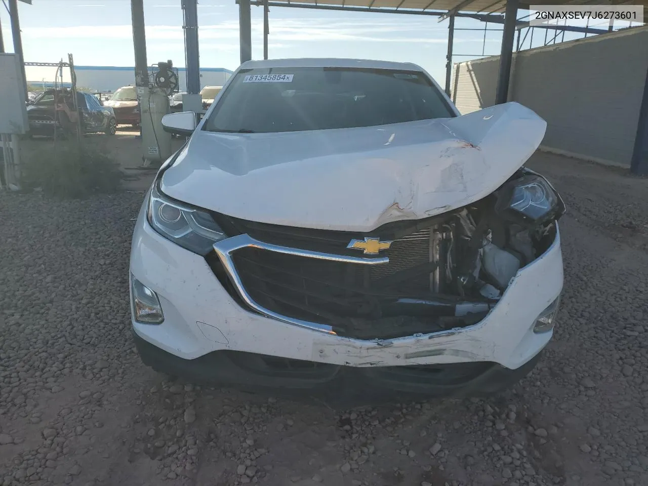 2018 Chevrolet Equinox Lt VIN: 2GNAXSEV7J6273601 Lot: 81345854