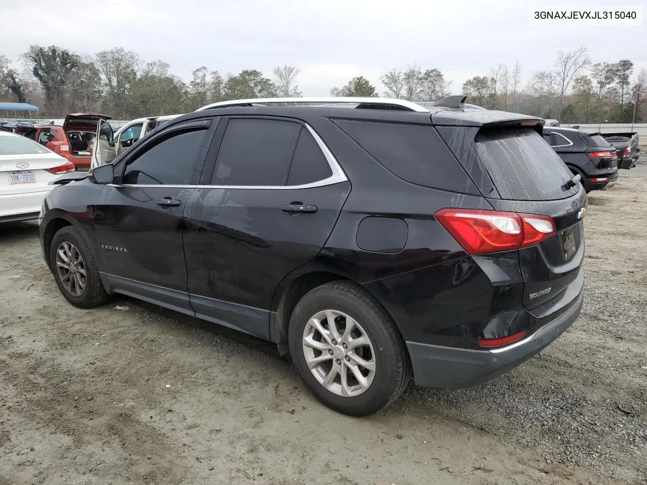 2018 Chevrolet Equinox Lt VIN: 3GNAXJEVXJL315040 Lot: 81387154