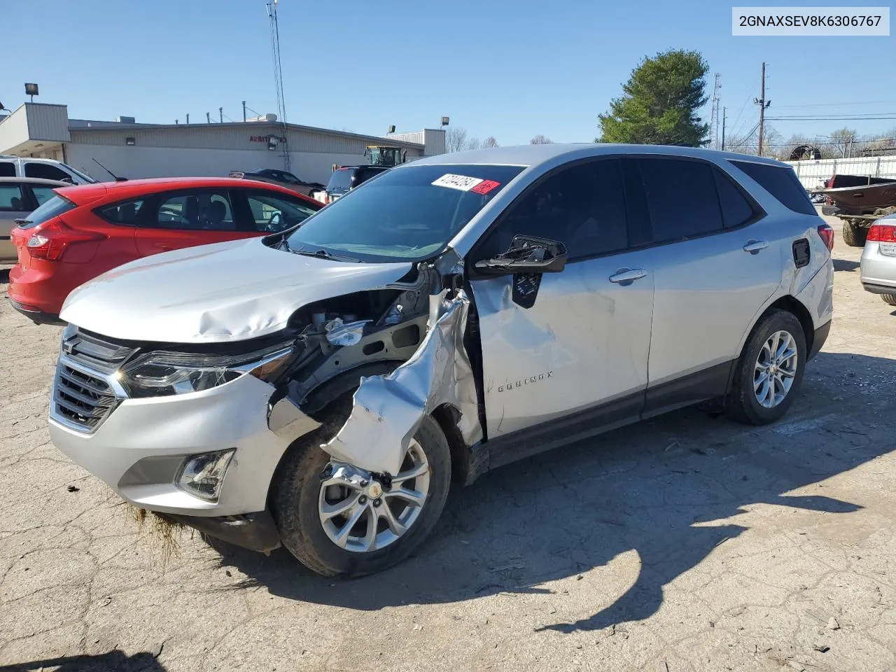 2019 Chevrolet Equinox Ls VIN: 2GNAXSEV8K6306767 Lot: 47044264