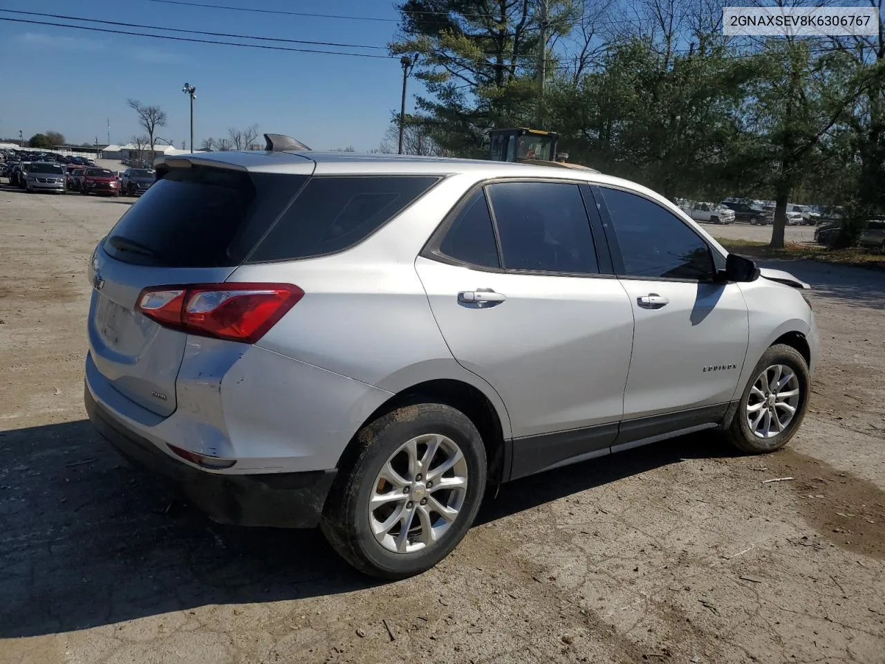 2019 Chevrolet Equinox Ls VIN: 2GNAXSEV8K6306767 Lot: 47044264