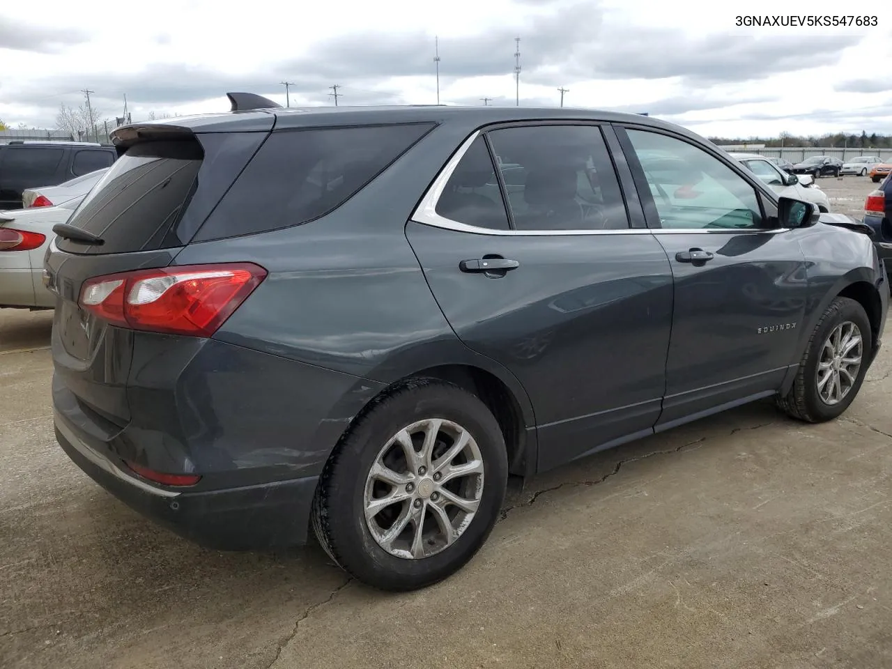 2019 Chevrolet Equinox Lt VIN: 3GNAXUEV5KS547683 Lot: 48882244