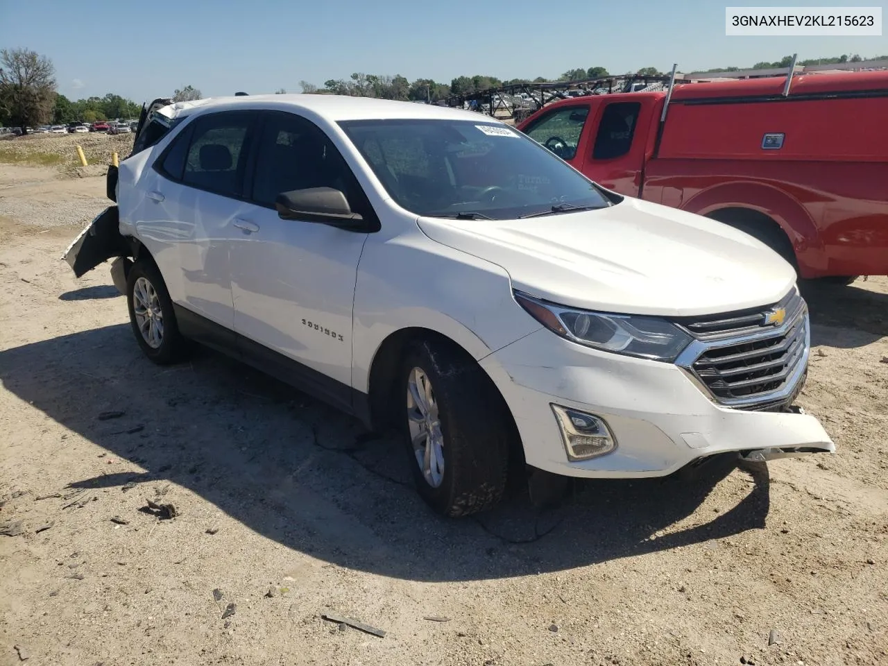 2019 Chevrolet Equinox Ls VIN: 3GNAXHEV2KL215623 Lot: 49430934