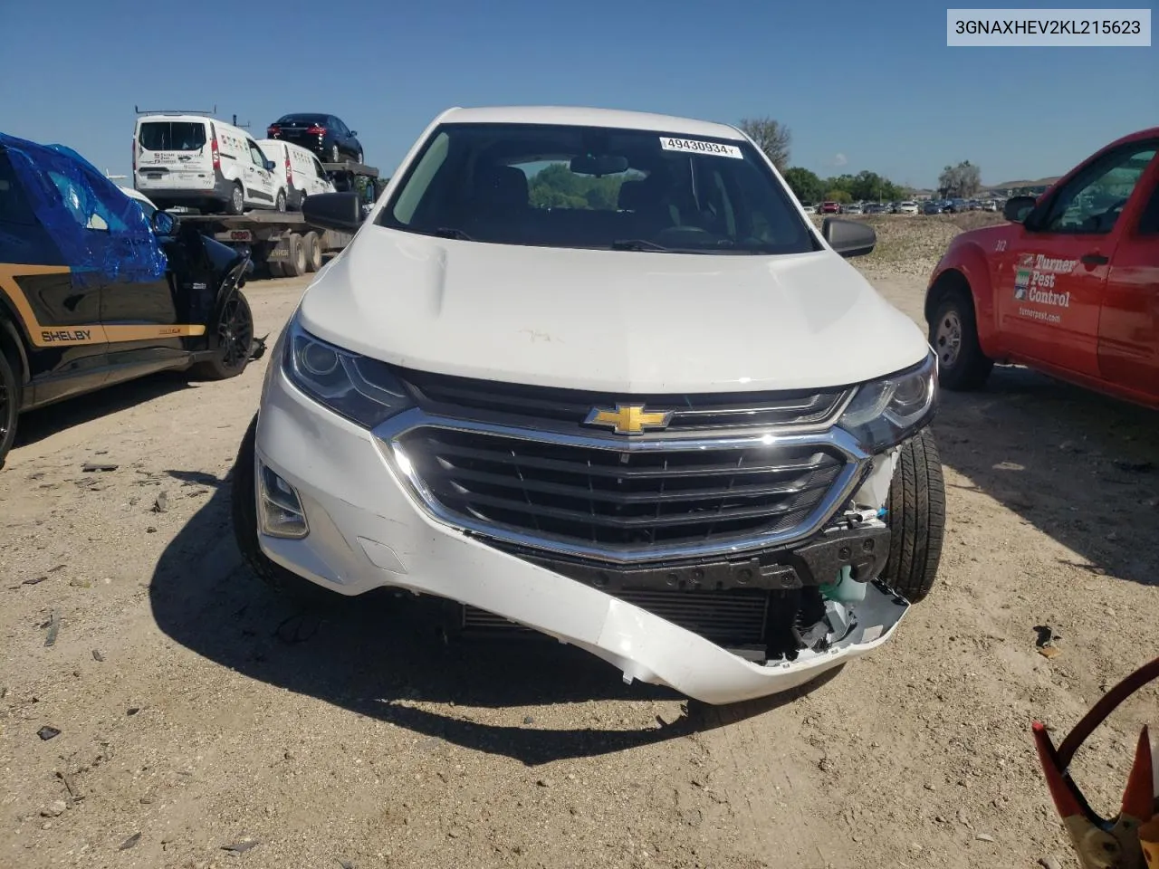 2019 Chevrolet Equinox Ls VIN: 3GNAXHEV2KL215623 Lot: 49430934