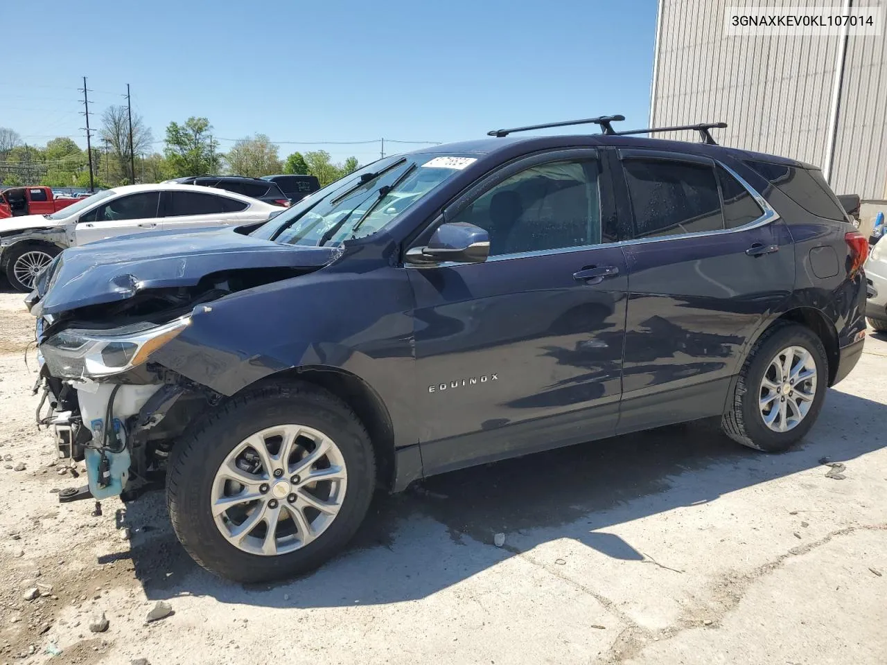 2019 Chevrolet Equinox Lt VIN: 3GNAXKEV0KL107014 Lot: 51716524