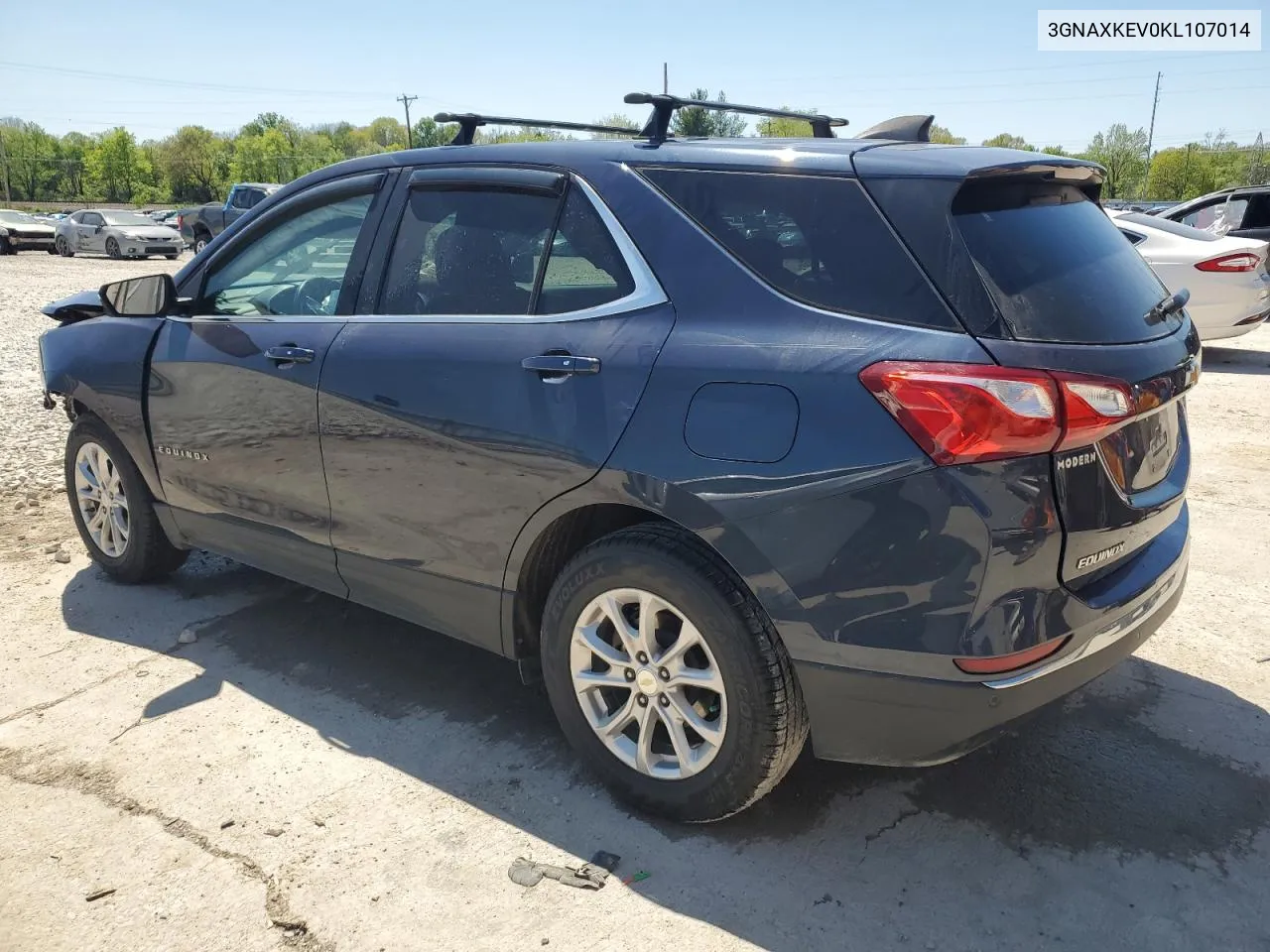 2019 Chevrolet Equinox Lt VIN: 3GNAXKEV0KL107014 Lot: 51716524