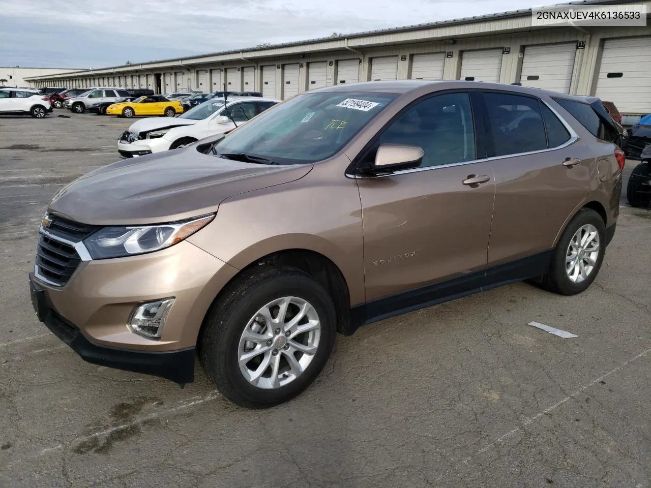 2019 Chevrolet Equinox Lt VIN: 2GNAXUEV4K6136533 Lot: 52199404