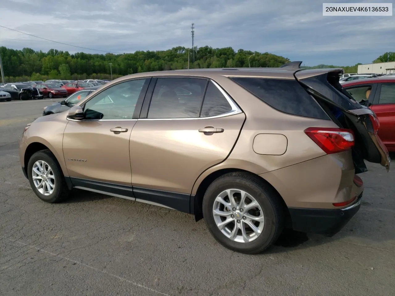 2019 Chevrolet Equinox Lt VIN: 2GNAXUEV4K6136533 Lot: 52199404