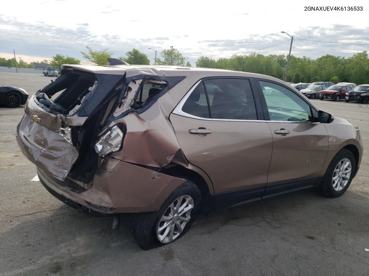 2019 Chevrolet Equinox Lt VIN: 2GNAXUEV4K6136533 Lot: 52199404