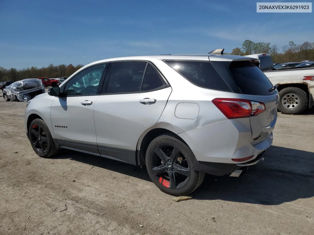 2019 Chevrolet Equinox Lt VIN: 2GNAXVEX3K6291923 Lot: 52712014