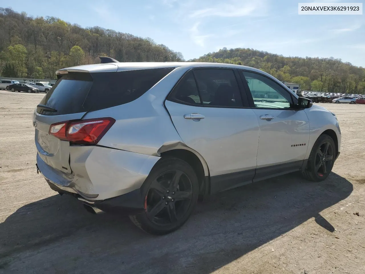 2019 Chevrolet Equinox Lt VIN: 2GNAXVEX3K6291923 Lot: 52712014