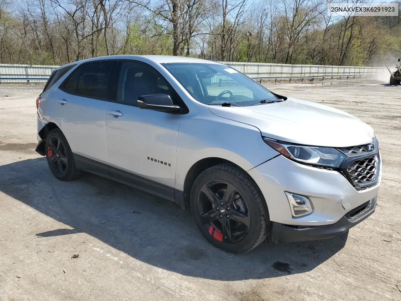 2019 Chevrolet Equinox Lt VIN: 2GNAXVEX3K6291923 Lot: 52712014