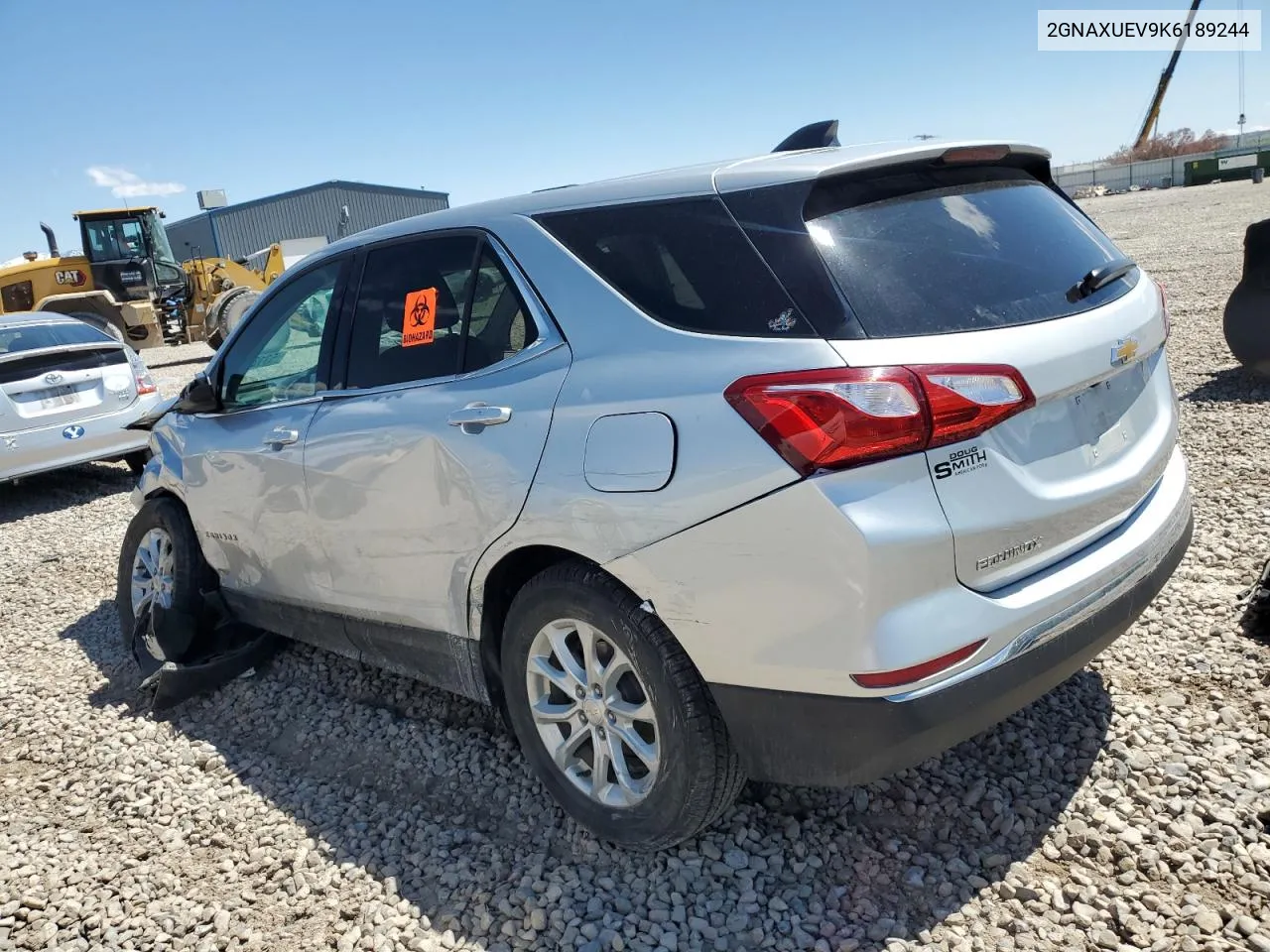 2019 Chevrolet Equinox Lt VIN: 2GNAXUEV9K6189244 Lot: 53139954