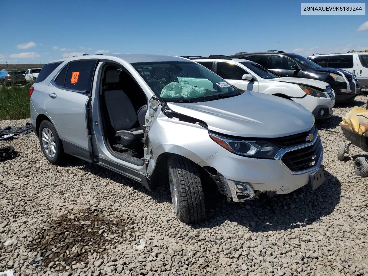 2019 Chevrolet Equinox Lt VIN: 2GNAXUEV9K6189244 Lot: 53139954