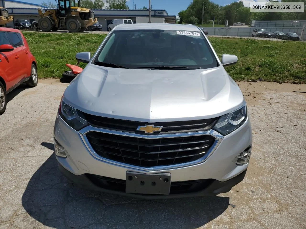 2019 Chevrolet Equinox Lt VIN: 3GNAXKEV9KS581369 Lot: 53585764