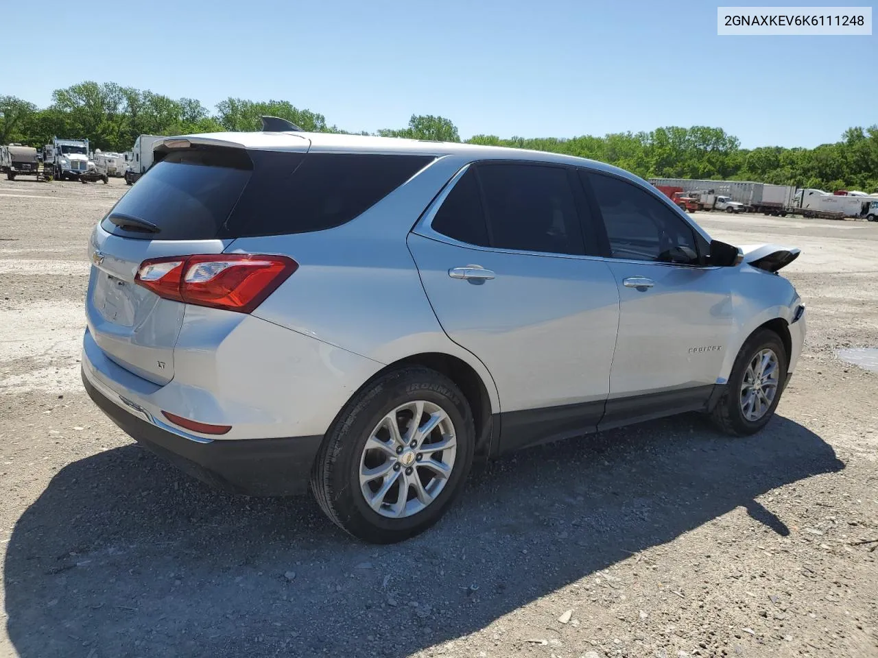 2019 Chevrolet Equinox Lt VIN: 2GNAXKEV6K6111248 Lot: 53689024