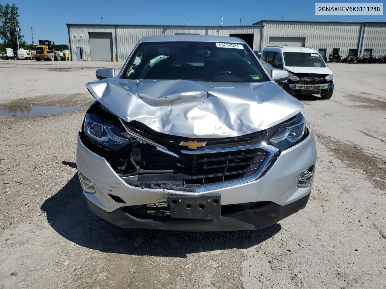 2019 Chevrolet Equinox Lt VIN: 2GNAXKEV6K6111248 Lot: 53689024