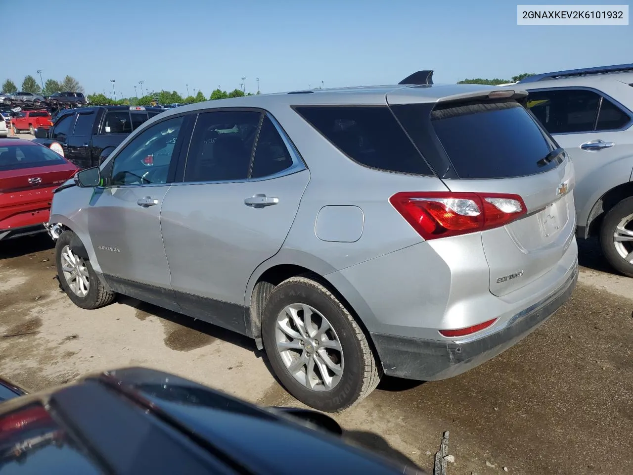 2019 Chevrolet Equinox Lt VIN: 2GNAXKEV2K6101932 Lot: 53859364