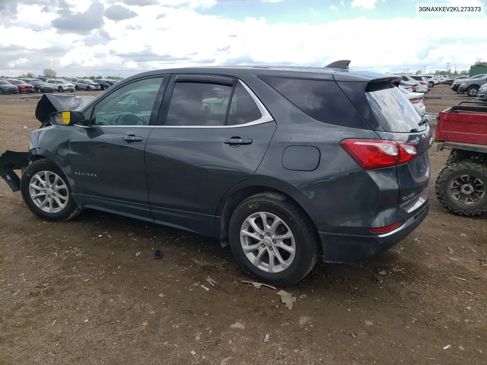 2019 Chevrolet Equinox Lt VIN: 3GNAXKEV2KL273373 Lot: 54069154