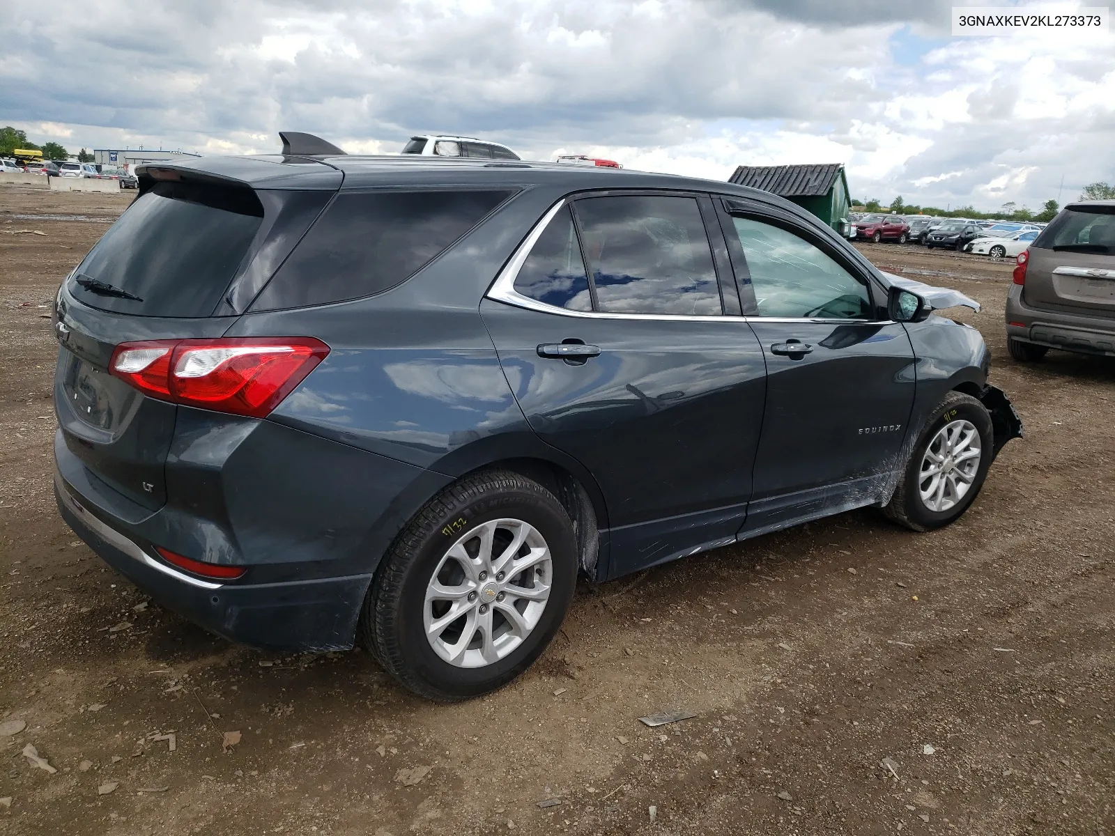 2019 Chevrolet Equinox Lt VIN: 3GNAXKEV2KL273373 Lot: 54069154