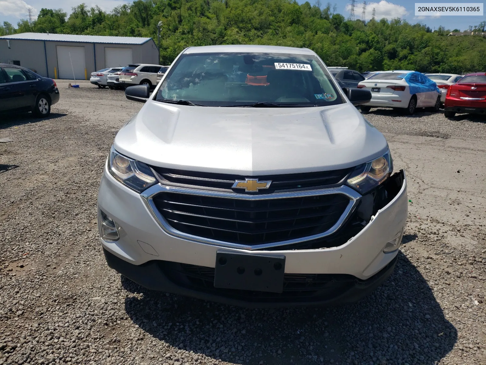 2019 Chevrolet Equinox Ls VIN: 2GNAXSEV5K6110365 Lot: 54175164