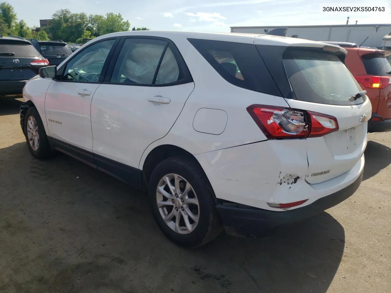 2019 Chevrolet Equinox Ls VIN: 3GNAXSEV2KS504763 Lot: 55476104