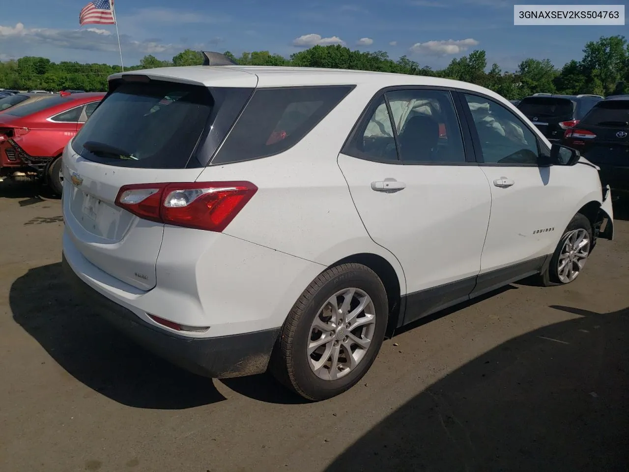 2019 Chevrolet Equinox Ls VIN: 3GNAXSEV2KS504763 Lot: 55476104