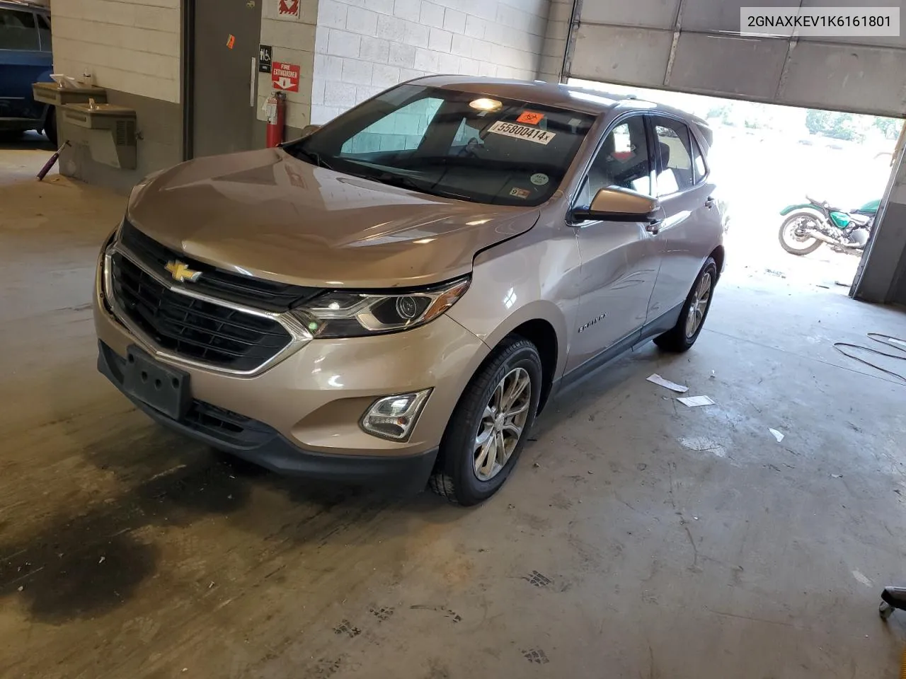 2019 Chevrolet Equinox Lt VIN: 2GNAXKEV1K6161801 Lot: 55800414