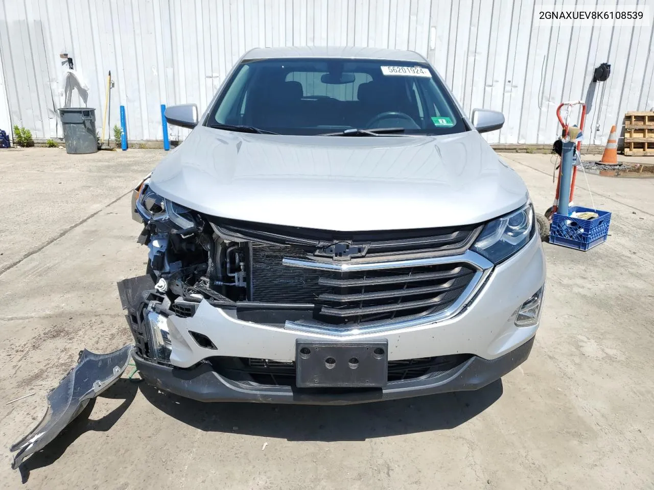 2019 Chevrolet Equinox Lt VIN: 2GNAXUEV8K6108539 Lot: 56201924