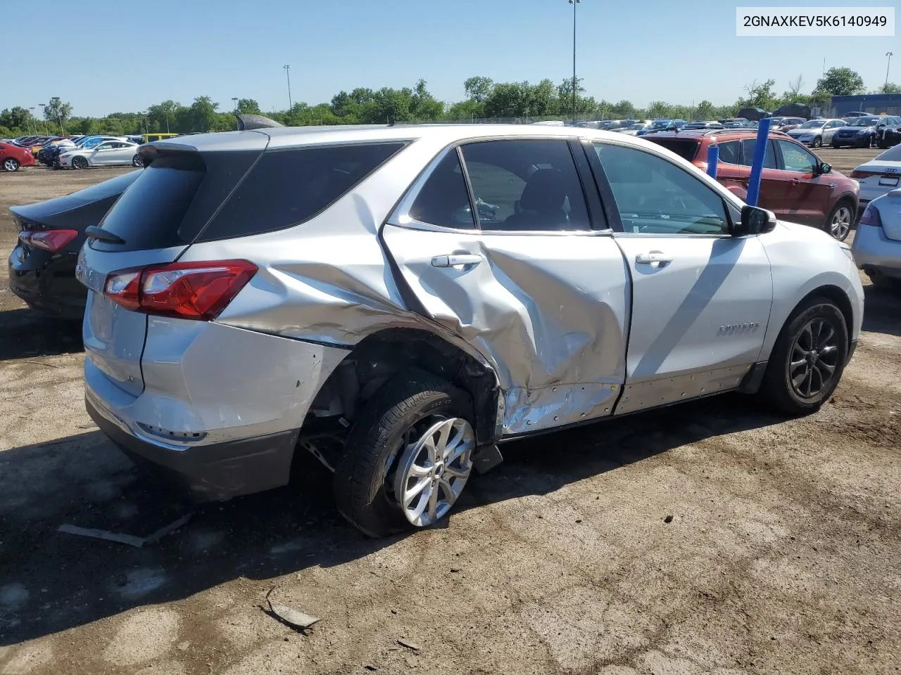 2019 Chevrolet Equinox Lt VIN: 2GNAXKEV5K6140949 Lot: 56389554