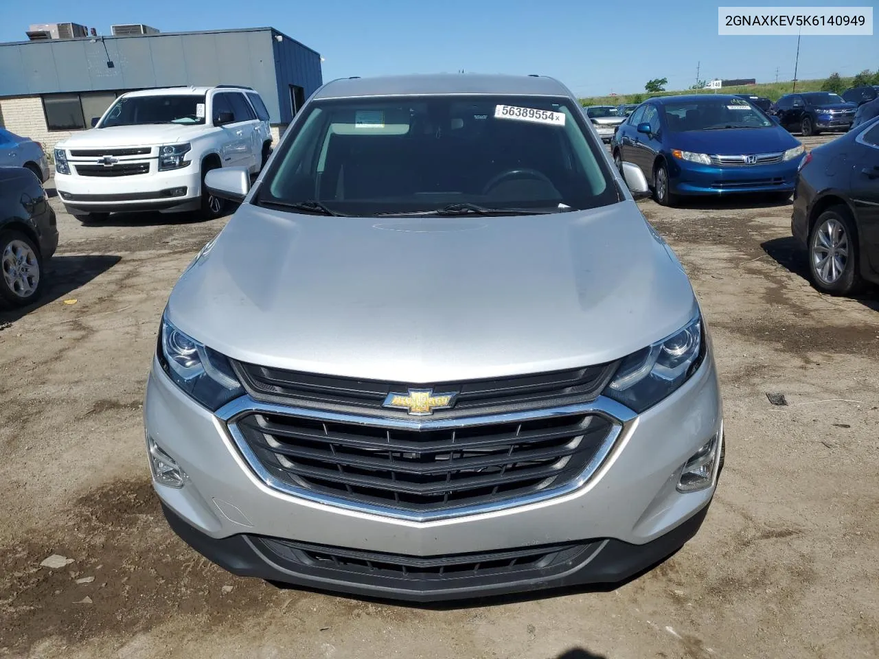 2019 Chevrolet Equinox Lt VIN: 2GNAXKEV5K6140949 Lot: 56389554