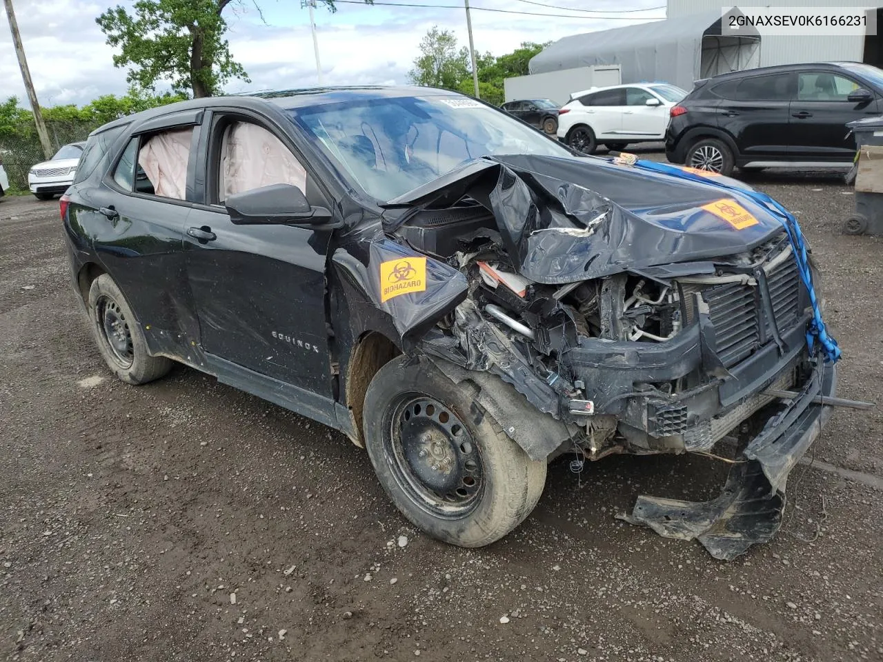 2019 Chevrolet Equinox Ls VIN: 2GNAXSEV0K6166231 Lot: 56446984