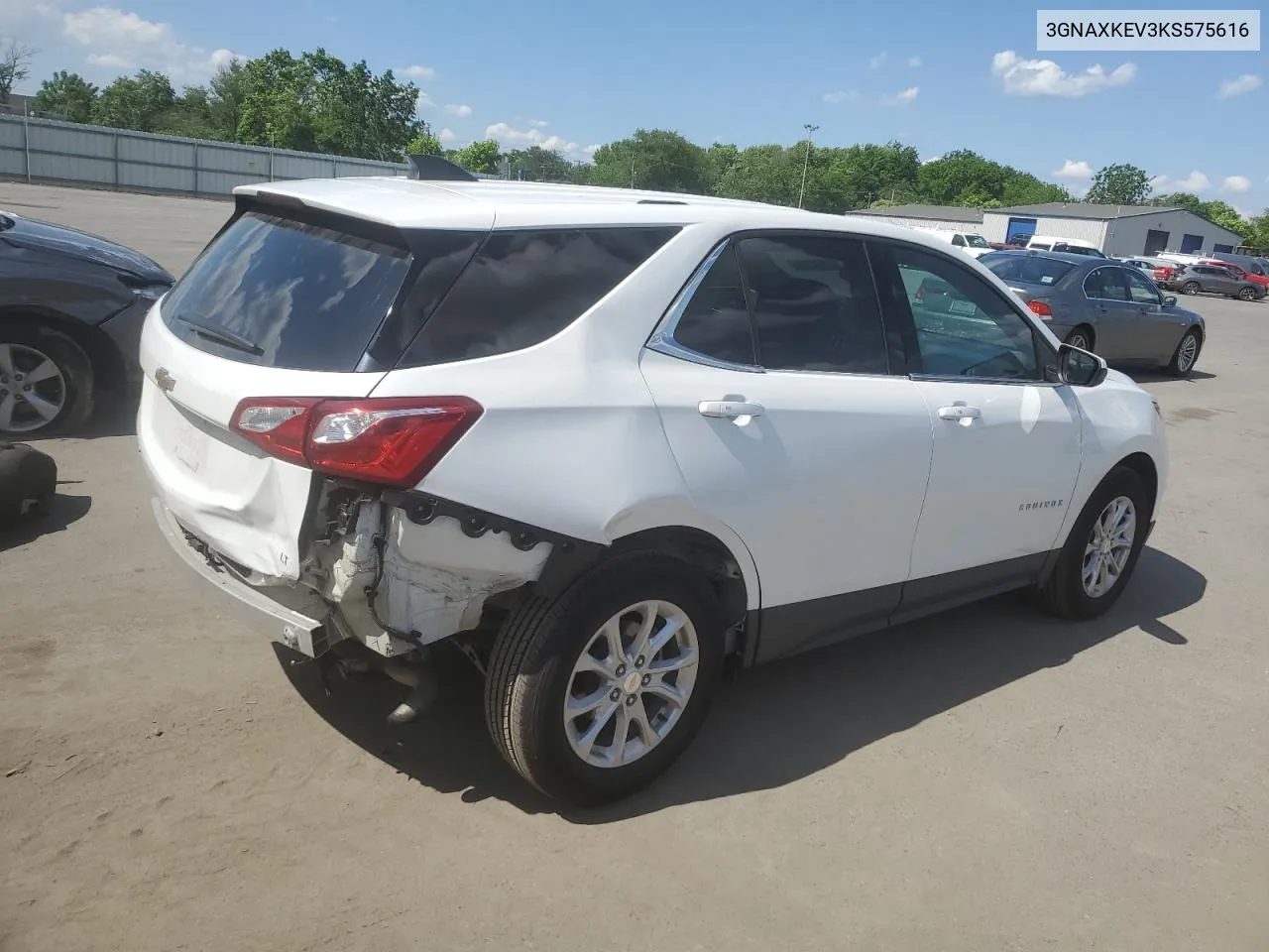 2019 Chevrolet Equinox Lt VIN: 3GNAXKEV3KS575616 Lot: 56683344