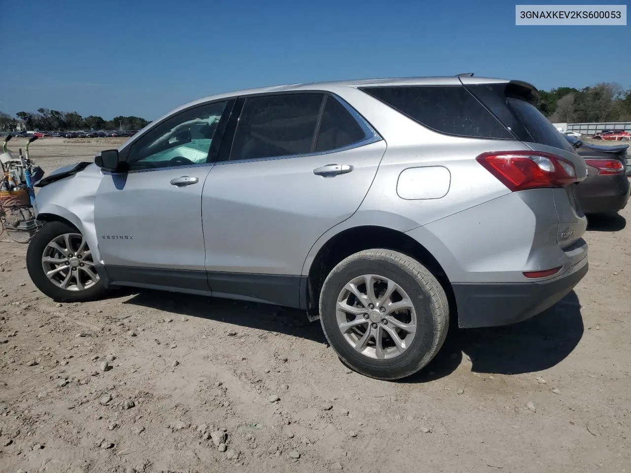 2019 Chevrolet Equinox Lt VIN: 3GNAXKEV2KS600053 Lot: 56754244