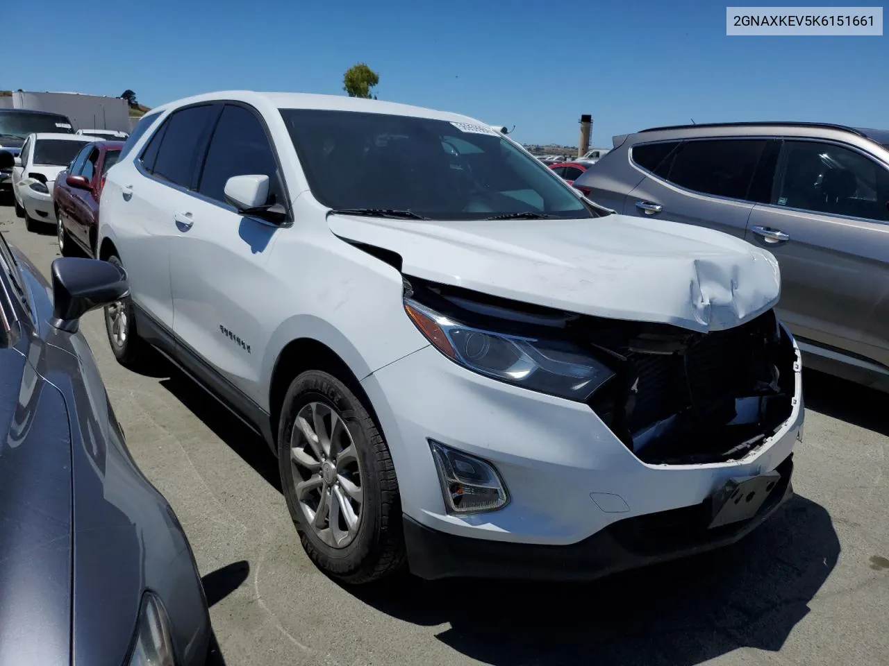 2019 Chevrolet Equinox Lt VIN: 2GNAXKEV5K6151661 Lot: 56959984