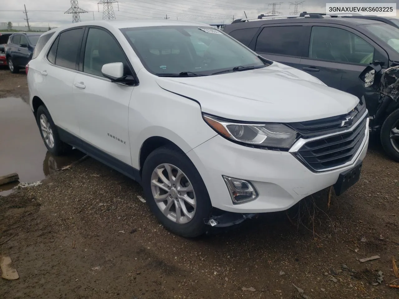 2019 Chevrolet Equinox Lt VIN: 3GNAXUEV4KS603225 Lot: 57279894