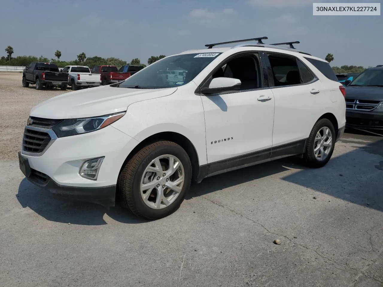 2019 Chevrolet Equinox Lt VIN: 3GNAXLEX7KL227724 Lot: 57463664