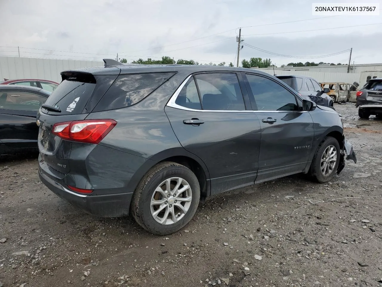 2019 Chevrolet Equinox Lt VIN: 2GNAXTEV1K6137567 Lot: 57630734