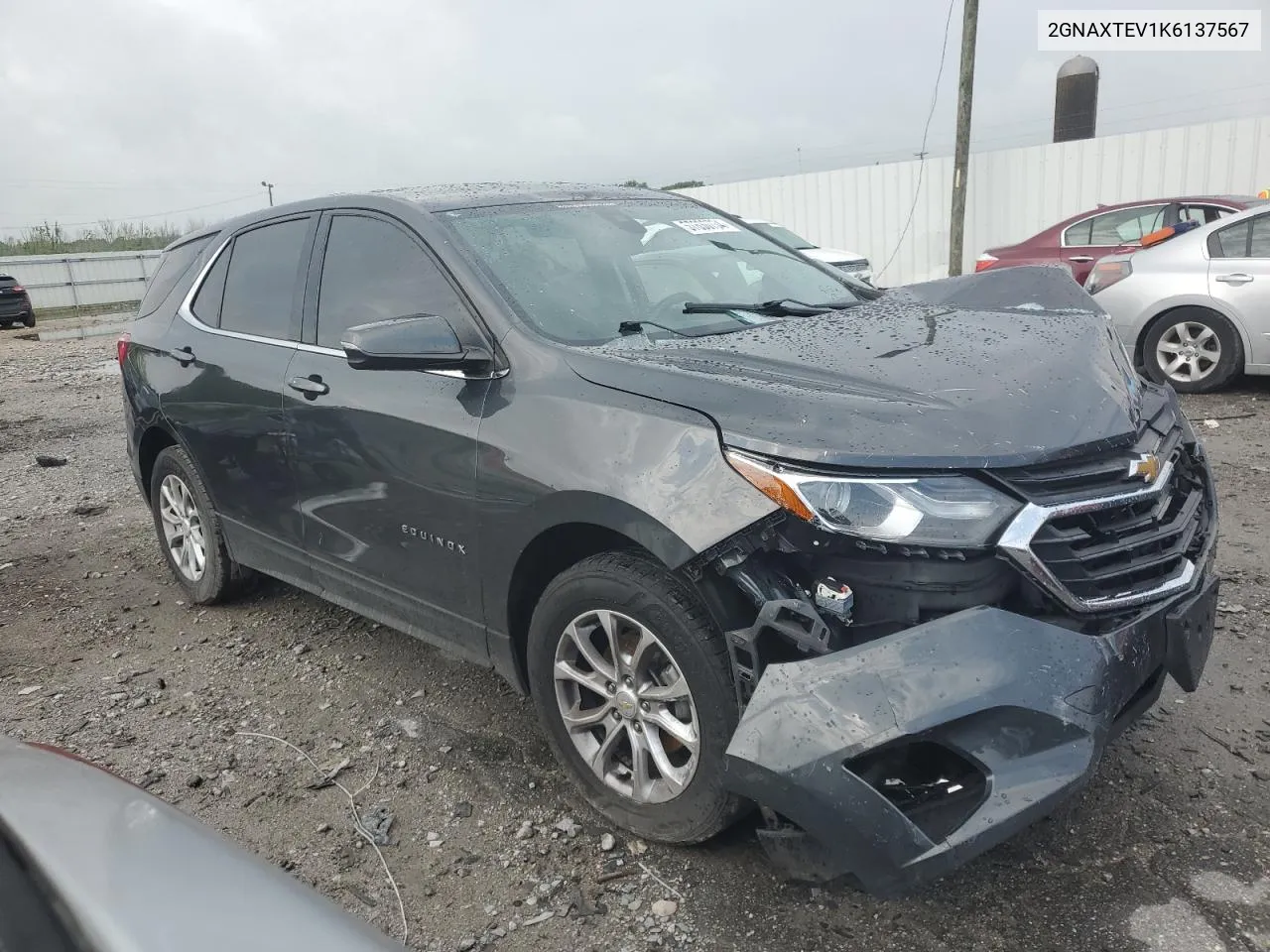 2019 Chevrolet Equinox Lt VIN: 2GNAXTEV1K6137567 Lot: 57630734