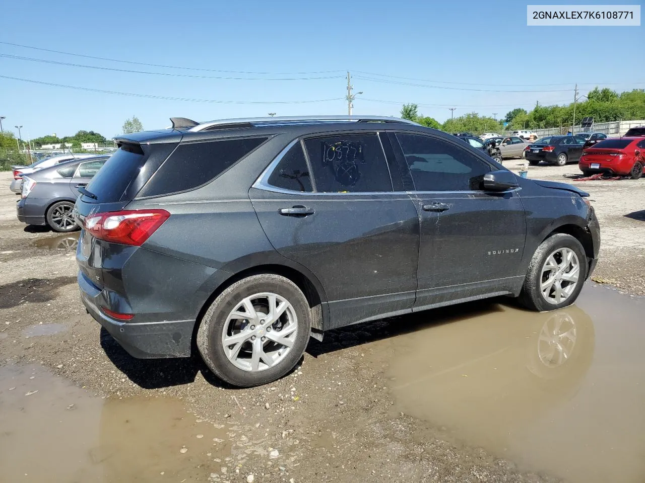 2019 Chevrolet Equinox Lt VIN: 2GNAXLEX7K6108771 Lot: 57657144