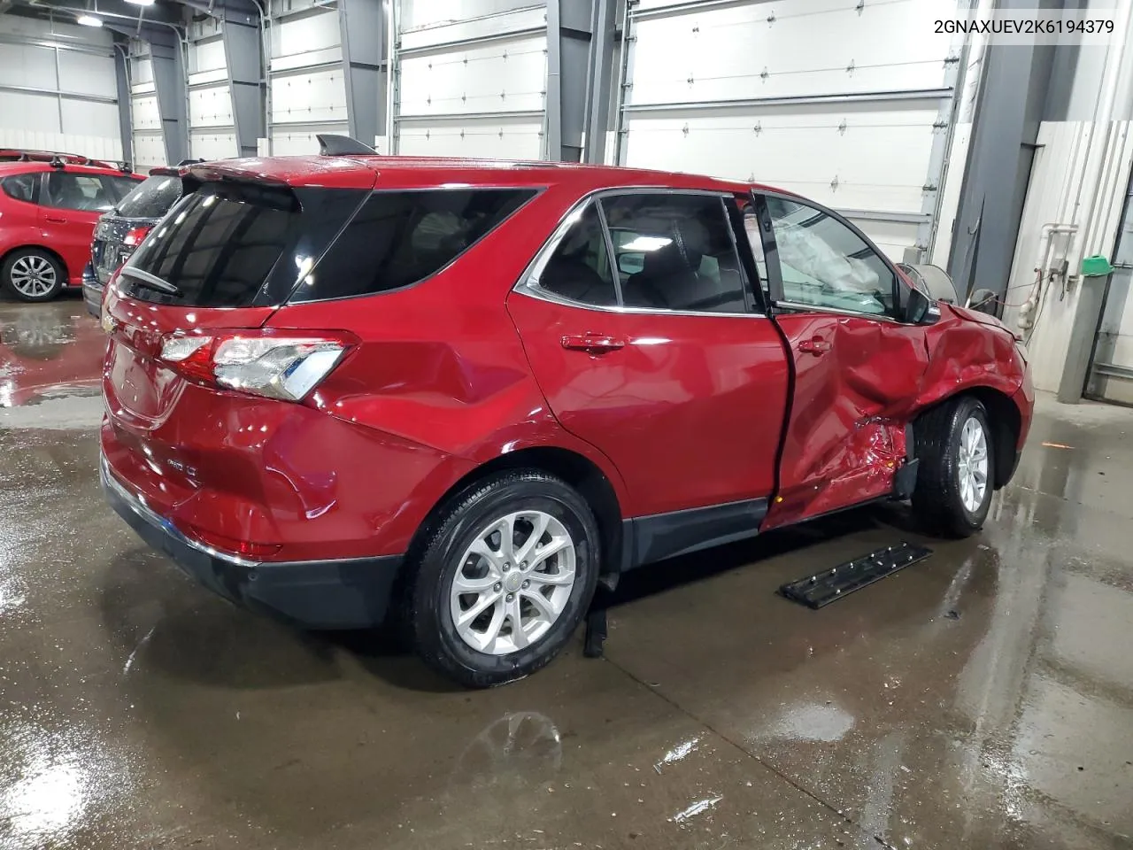 2019 Chevrolet Equinox Lt VIN: 2GNAXUEV2K6194379 Lot: 57966524