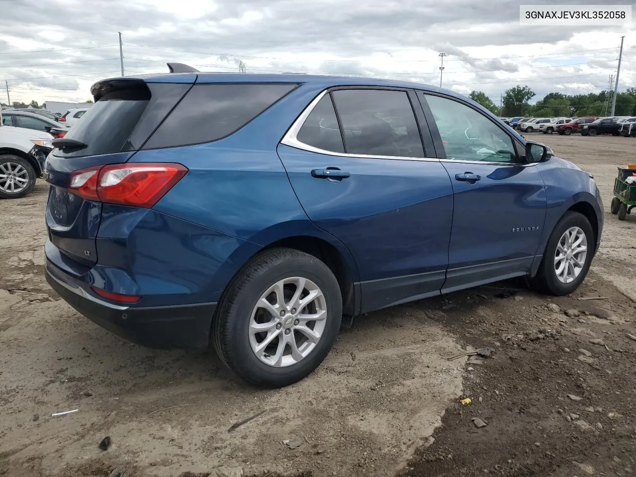 2019 Chevrolet Equinox Lt VIN: 3GNAXJEV3KL352058 Lot: 58104644