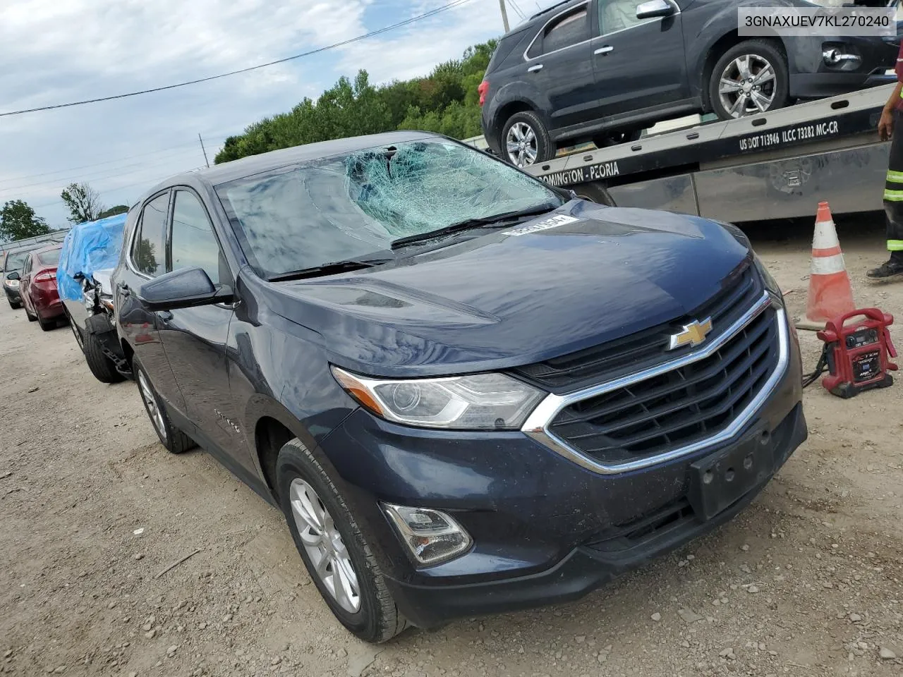 3GNAXUEV7KL270240 2019 Chevrolet Equinox Lt