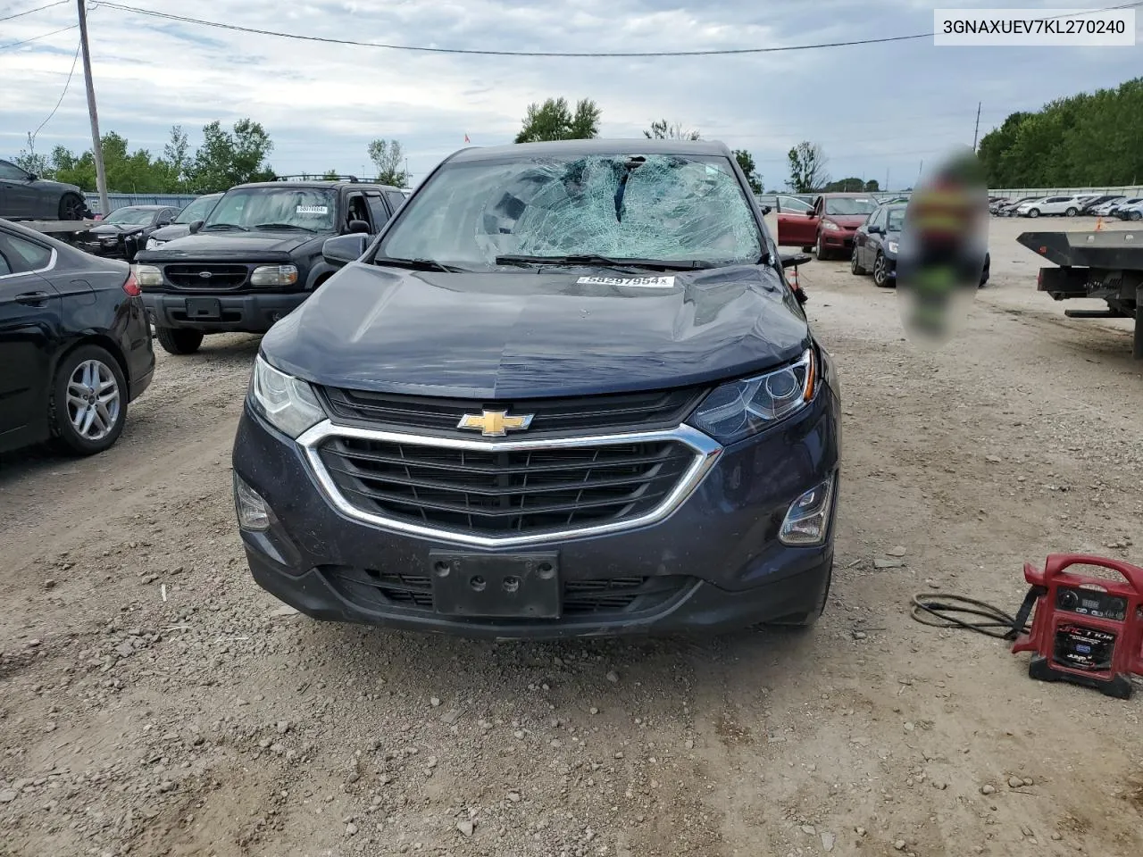 3GNAXUEV7KL270240 2019 Chevrolet Equinox Lt