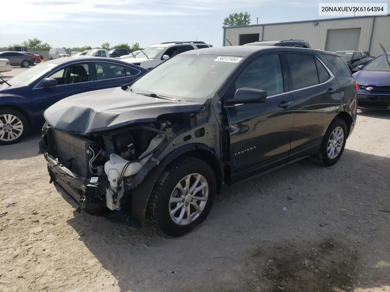 2019 Chevrolet Equinox Lt VIN: 2GNAXUEV2K6164394 Lot: 58312454