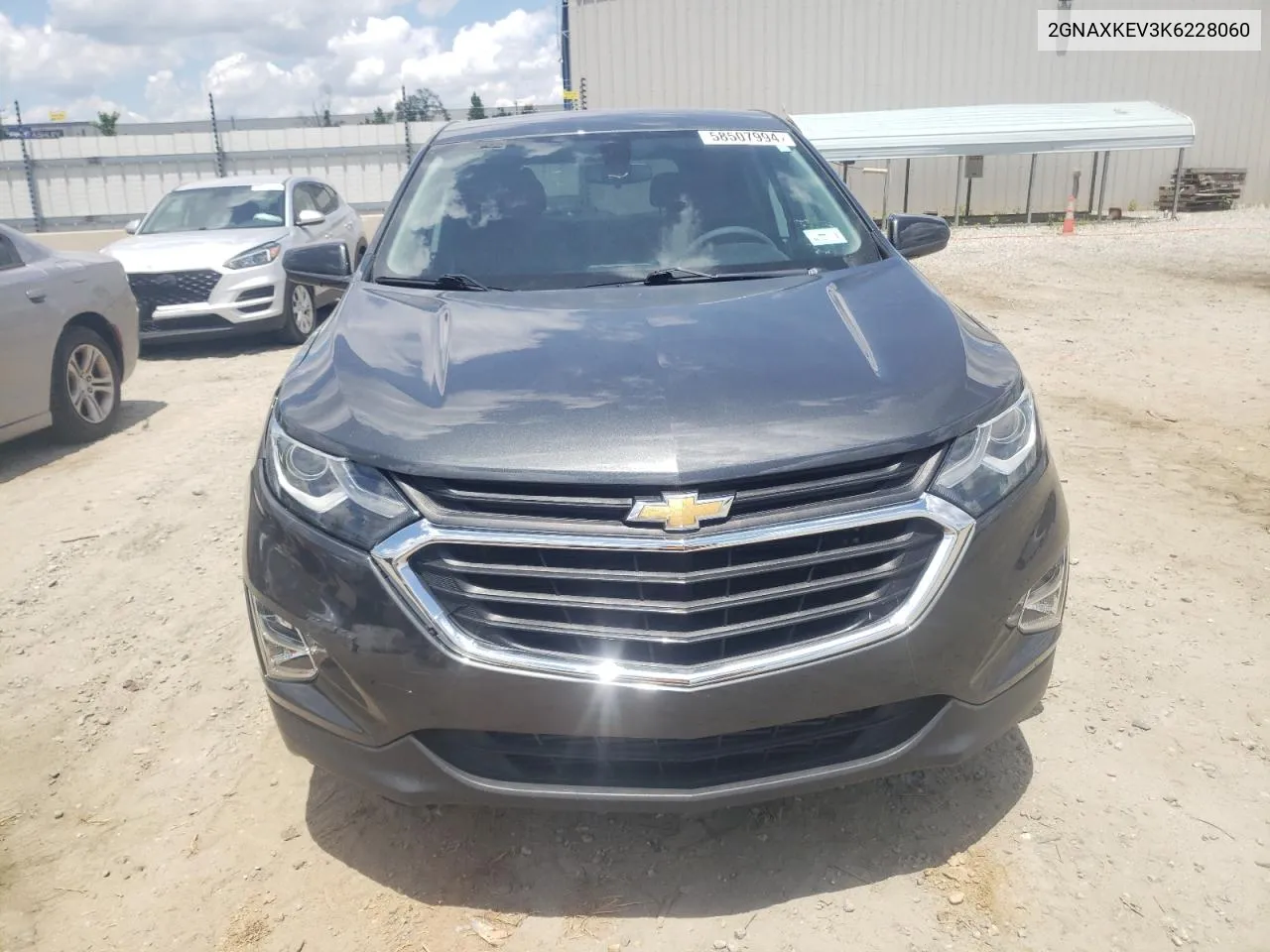 2019 Chevrolet Equinox Lt VIN: 2GNAXKEV3K6228060 Lot: 58507994