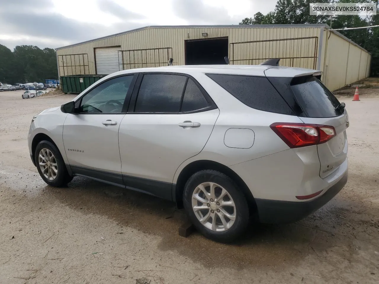 2019 Chevrolet Equinox Ls VIN: 3GNAXSEV0KS524784 Lot: 58941214